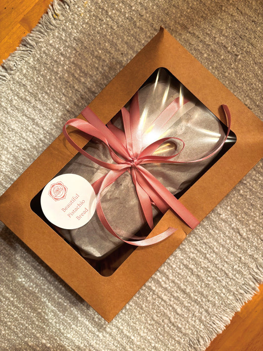 Organic Gluten Free Beautiful Pistachio Bread Loaf