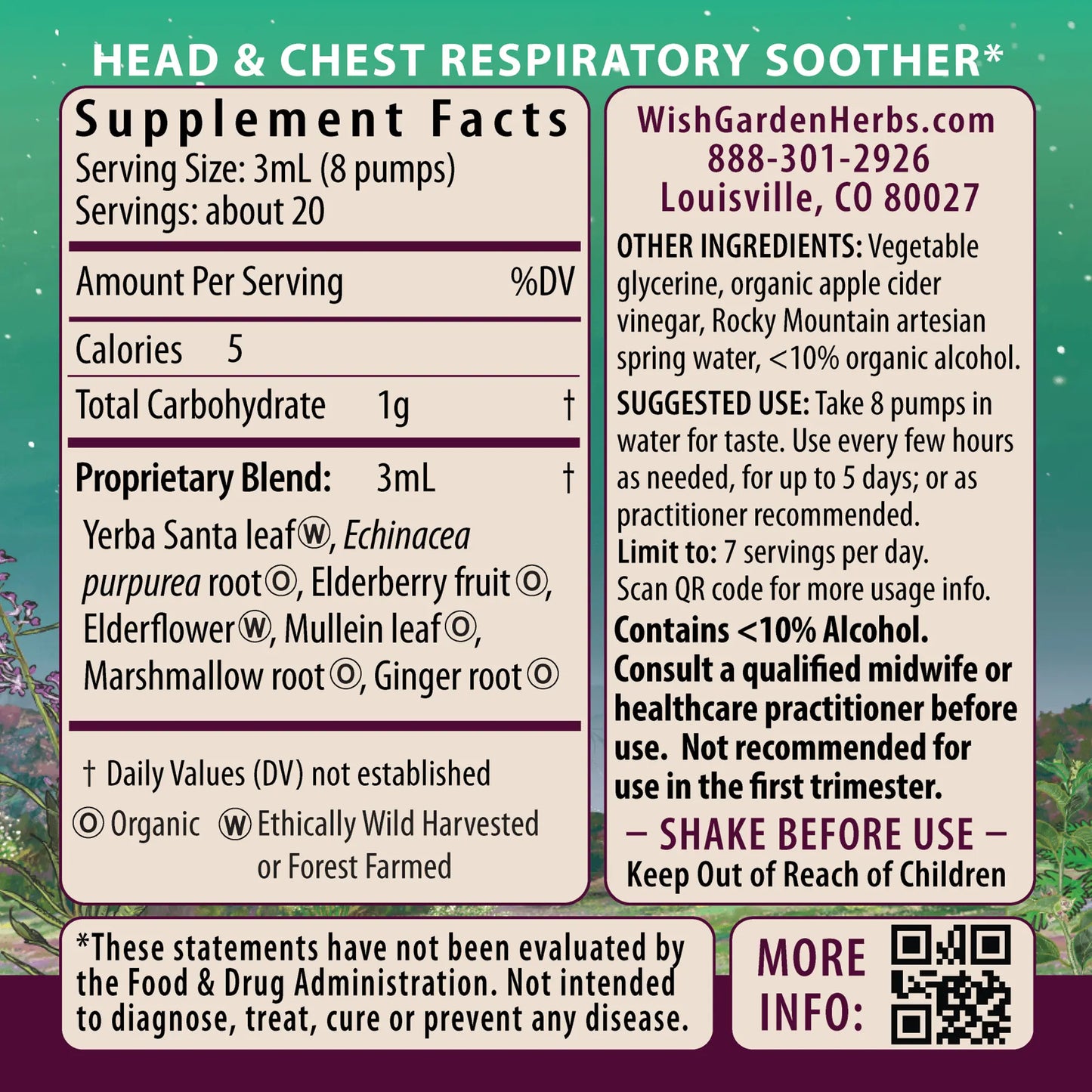 Congestion Rescue Immune Support for Pregnancy WishGarden Herbs