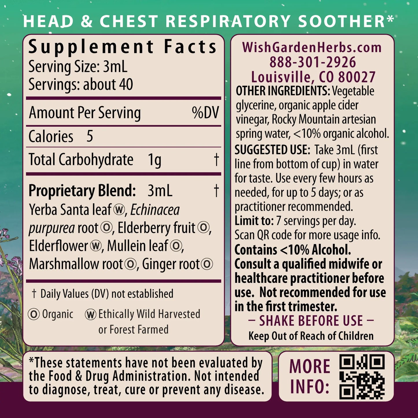 Congestion Rescue Immune Support for Pregnancy WishGarden Herbs