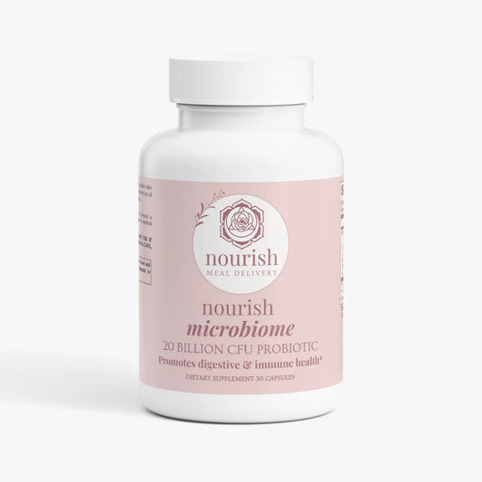 Nourish Microbiome Probiotic 20 Billion Nourish Meal Delivery