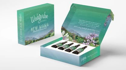 Postpartum Essentials Kit with Gift Box WishGarden Herbs