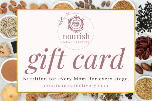 Gift Card Nourish Meal Delivery