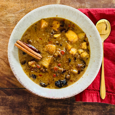 Spiced Compote Pudding