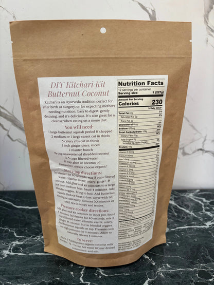 DIY Kitchari Kit – Butternut Coconut Nourish Meal Delivery