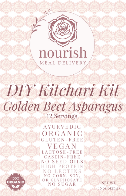 DIY Kitchari Kit – Golden Beet Asparagus Nourish Meal Delivery