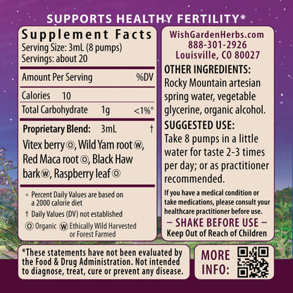 Fertility Prep Conception Support WishGarden Herbs