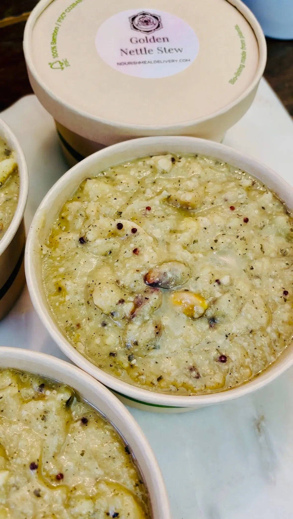 Golden Nettle Stew Nourish Meal Delivery