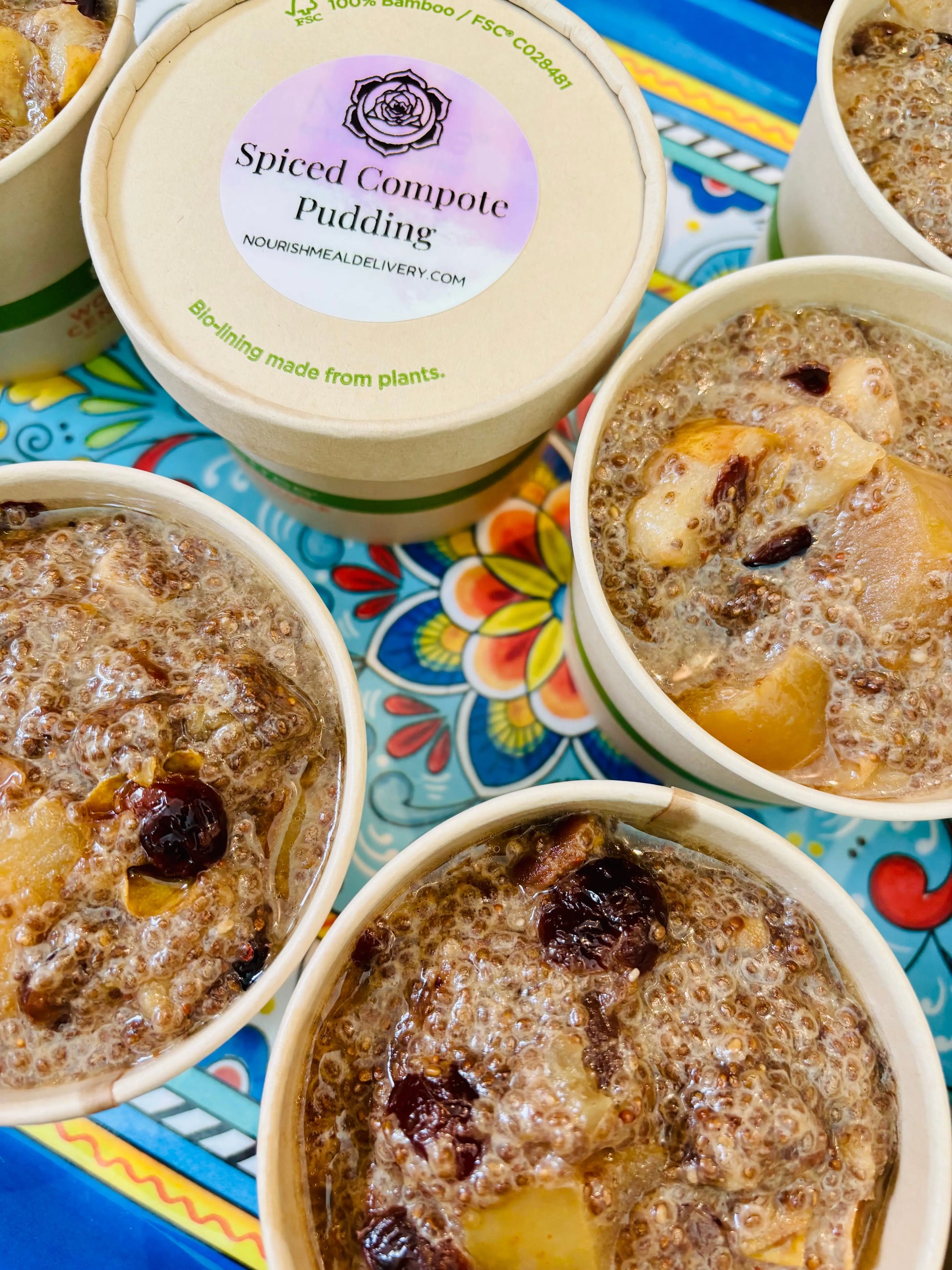 Spiced Compote Pudding Nourish Meal Delivery