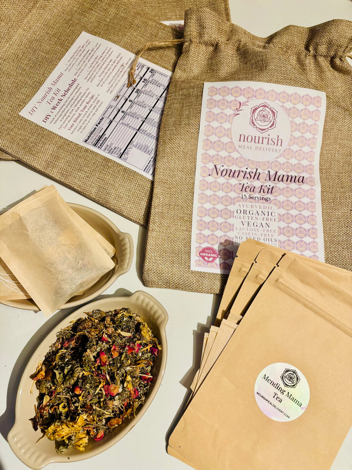 DIY Nourish Mama Tea Kit Nourish Meal Delivery