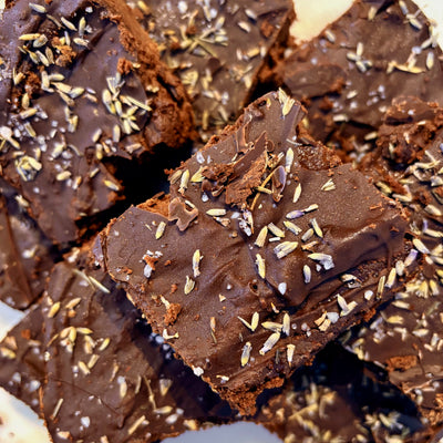 Lactation Lavender Brownies