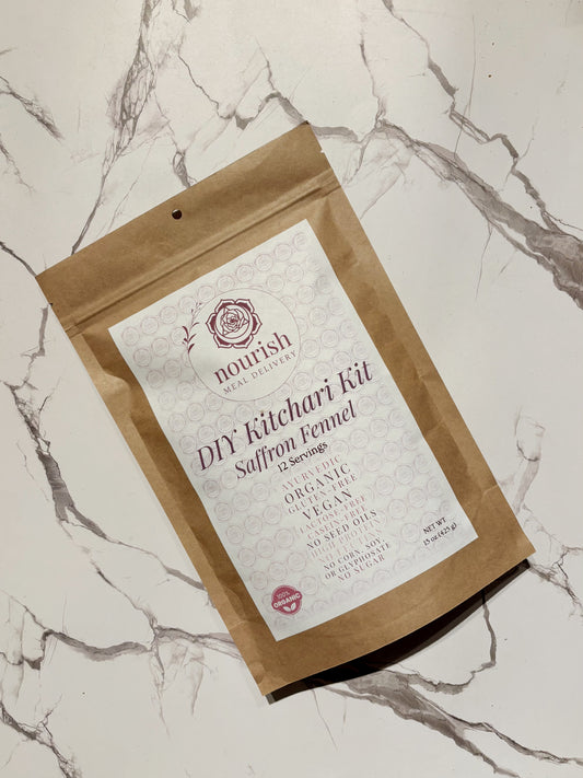 Nourish Meal Delivery DIY Kitchari Kit Saffron Fennel