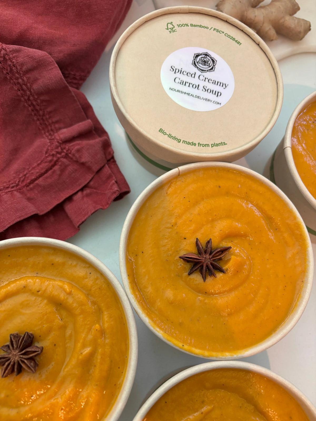 Spiced Creamy Carrot Soup