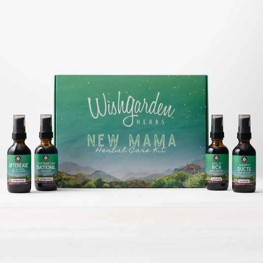Postpartum Essentials Kit with Gift Box WishGarden Herbs