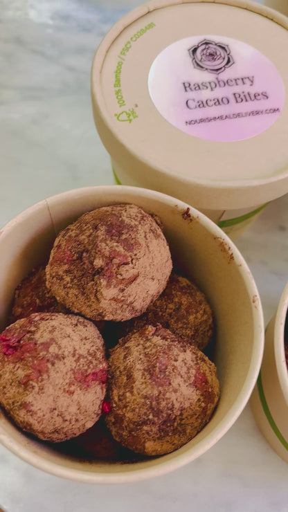 Raspberry Cacao Bites