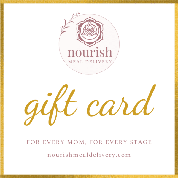 Nourish Meal Delivery Gift Card